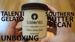 Unboxing Talenti Southern Butter Pecan Gelato 1 Pint