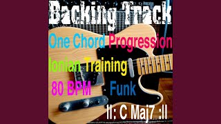 Backing Track One Chord Progression Ionian Training C Maj7