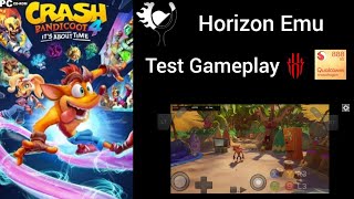 Horizon Emu emulator gameplay Crash bandicoot 4 Test Red Magic 6 Pro SD888