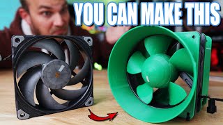 can a 3D PRINTED fan outperform a COMMERCIAL fan? UNEXPECTED OUTCOME