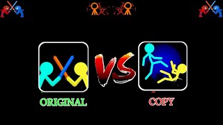 SUPREME DUELIST STICKMAN 🇧🇷 🇷🇺 ORIGINAL VS COPY 🇲🇳 #animations #funnyvideo #shorts @alanbecker