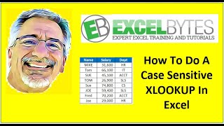 How To Do A Case Sensitive XLOOKUP In Excel