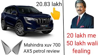 Mahindra XUV 700 AX5 Mt petrol 5str (E) review