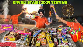 Diwali Stash 2024 Testing 😱 Rocket , SkyShot , Cock Brand , Sonny , Bullet , Bijli Bumb , Chakhri