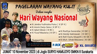 HARI WAYANG DUNIA & NASIONAL DAN UPACARA HARI PAHLAWAN SMK N 8 SURAKARTA 10 NOVEMBER 2023