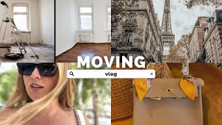 MOVING DIARIES: moving into my new apartment in Paris, DYI dressing room makeover