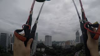 Base jump at KL tower that almost ended badly