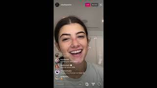 Charli D'amelio Instagram live 18/10/20