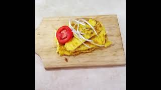 roti omelette | omelette | omelet telur roti tawar