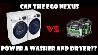 Ego nexus power station portable battery generator run time Test and review.