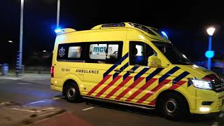 A1 Ambulance 02-141 met spoed naar het MCL vanaf een MMT inzet