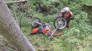 KTM Falls down into a hole | Fail