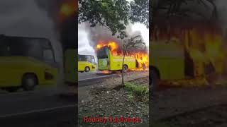 Nasusunog Na Ceres Bus sa Negros Occidental