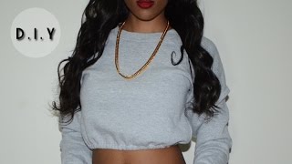 DIY Sweater Crop Top