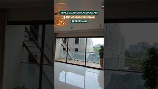 3 BHK Specious Flats For Sale on 2nd VIP Road, Vesu, Surat.