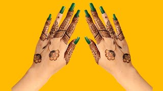 simple back hand mehndi design for eid 2024 | 2024 mehndi design