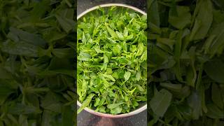 Easy way of making Ponnaganti  aaku fry @miracle plant Must try excellent for eyes vision 🥗