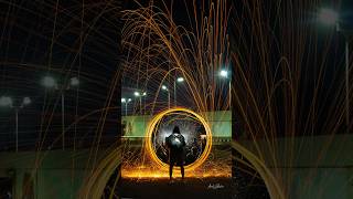 Long exposure Doctor Strange portal project on the streets DIY