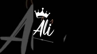 💟Ali💟name status video for my fan Ali