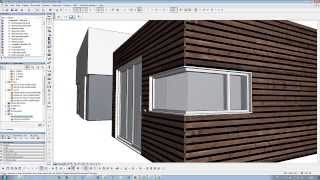 BIM med ArchiCAD: Hjørnevindu med limt glass