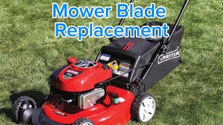 Craftsman Mower Blade Replacement