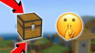 I Found A Secret Chest In Minecraft! (Bedrock Edition 1.19 Broken Seed)