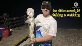 fishing and crabbing at night (must see) #hammerhead  #boonesharks #bluecrabs #sharks