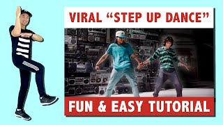 FANCY FOOTWORK - STEP UP DANCE TUTORIAL (SUPER EASY)