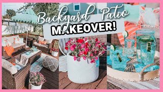 MAKEOVER YOUR BACKYARD IN 30 MINS | SIMPLE EASY & BUDGET FRIENDLY