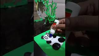 18th September World Bamboo Day //How to make paper bamboo and Panda