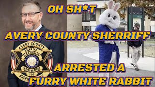 AVERY COUNTY SHERIFF ARRESTED A FURRY WHITE RABBIT @TheBenghaziRabbit