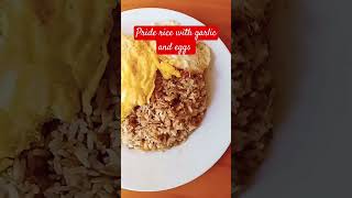 pride rice with garlic and eggs #asmrcooking #food #cravingsatisfying #asmrcooking #khikechannel