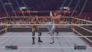 WWE 2K24 Ospreay vs Ricochet Ending