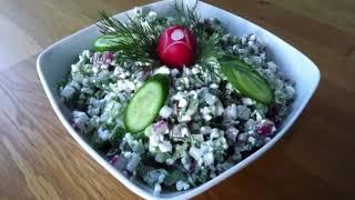 Neuer #Salat aus #Frühlingsgemüse / Съедят за 5 минут! #Салат из ранних #овощей