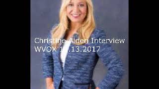 Christine Alden Interview on WVOX