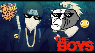 Naruto Thug Life || The Boys Meme || Naruto funny moments in hindi #anime #naruto #viralvideo