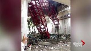 More than 85 people dead after crane falls on mosque in Saudi Arabia