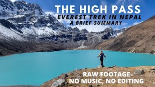 EVEREST HIGH PASS - EVEREST BASE CAMP TREK IN NEPAL