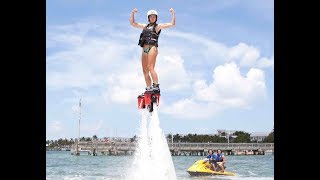 Best Stunt in water by girl | Flyboarding by girl | Water stunt in the air