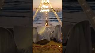 Under 9999 Only Candle light dinner #GoaBeach Side Calangute, Baga, Candolium Anniversary #shorts