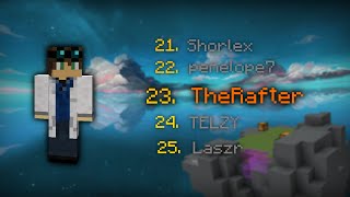 I made it on the Hypixel Skywars leaderboard