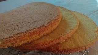 طريقة عمل كيكة اسفنجية بنكهة البرتقال هشة وكدوب فالفم this might be the best way to bake Sponge cake