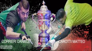 CORRIERI DANIELE VS CAROTTI MATTEO Finale BILLIARD TV