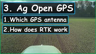 Ag Open GPS 3.  Which GPS antenna and How does RTK work