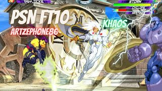 MvC2 - PSN FT10 - Khaos vs Artzephone86 (Matrix Training) 12/04/23