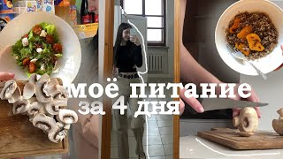 МОЁ ПИТАНИЕ за 4 дня / что я ем + простые рецепты / спорт, красивые блюда / what I eat