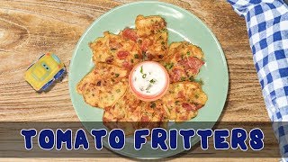 Tomato Fritters for 9+ Months Babies | Sarah The Mom