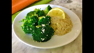 Steamed broccoli | Healthy vegan recipe