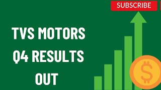 TVS Motors Q4 FY 23-24 Results Unveiled with Dividend Declaration! #trends556