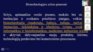 Priemonės „Biotechnologijų srities pramonės plėtra Lietuvoje“ pristatymas